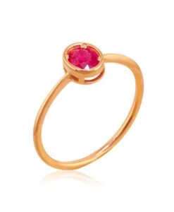 BERNAT RUBI 01-173873R ANILLO ORO 18K ROJO RUBI