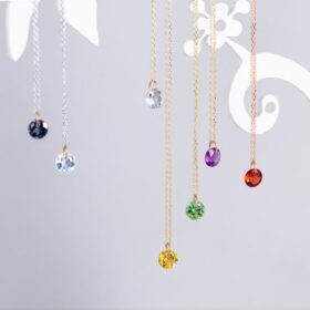 BERNAT RUBI 03-001006LB GARGANTILLA ORO LONDON BLU