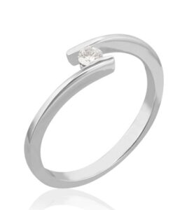 BERNAT RUBI 01-142627 ANILLO ORO BLANCO DIAMANTE