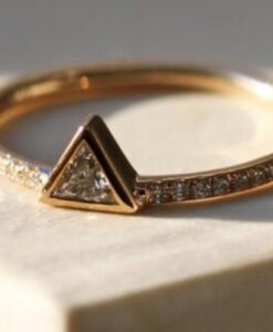 BERNAT RUBI 01-194029A ANILO ORO TRIANGULO DIAMANT