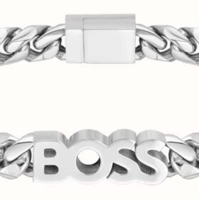 BRAZALETE CADENA CON LOGO - SILVER