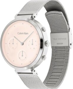 CK MINIMALISTIC T-BAR SILVER AND PINK