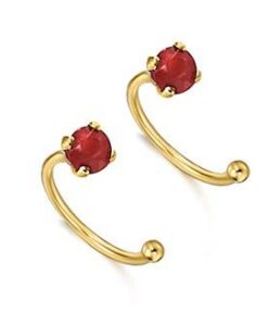 EAR CUFF ORO Y RUBI GB019RU 00