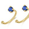 EAR CUFF ORO Y ZAFIRO GB019ZA 00