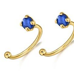 EAR CUFF ORO Y ZAFIRO GB019ZA 00
