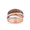 EL0-1409R/BN ANILLO ORO ROSA 0 32Q 0 88 BROWN