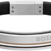HUGO BOSS 1580364S BR-SS ICONIC/BLACK SILICONE