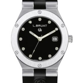 L  BRUAT 4399 SCAPHANDRE 29MM NEGRO CON BRILLANTES