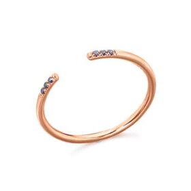 LECARRE GA047OR 15 ANILLO ABIERTO ORO ROSA