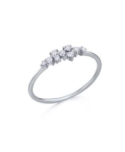 LECARRE GA056OB 15 ANILLO ORO BLANCO Y DIAMANTES
