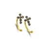 LECARRE GB006OA NE EAR CUFF ORO ESPINELA NEGRA