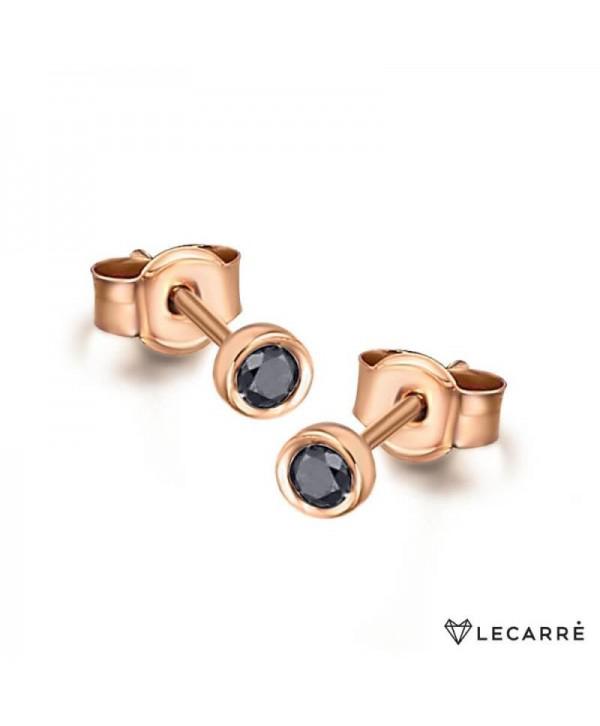 LECARRE GB020OR BL PENDIENTES ORO ROSA