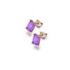 LECARRE GB037AM 00  PENDIENTES AMATISTA