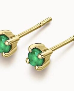 LECARRE GB168ES 00 PENDIENTE 4 GARRAS ESMERALDA 