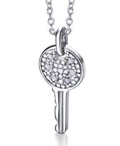 LECARRE GD094OB 00 GARGANTILLA LLAVE ORO BLANCO