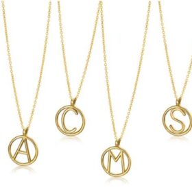 LECARRE GD102OA GARGANTILLA ORO INICIAL 9MM HILO