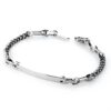 MARCELLO PANE BRMM006 PULSERA PLATA MASCULINA