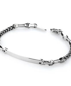 MARCELLO PANE BRMM006 PULSERA PLATA MASCULINA 