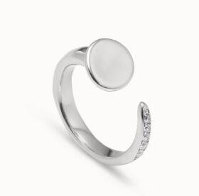 UNO DE 50 ANI0760BLNMTL ANILLO HERITAGE TOPAZ