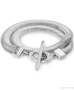 CK 35000594 SS CONVERTIBLE NECKLACE WRAP BRACELET