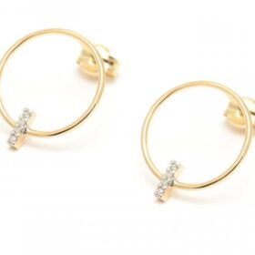 LECARRE PENDIENTE CIRCULO ORO GB141OA 00