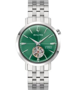 BULOVA 96A319 AEROJET AUTOMATIC OPEN HEART