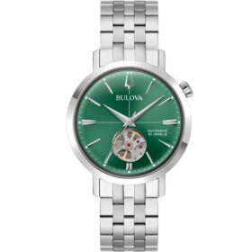 BULOVA 96A319 AEROJET AUTOMATIC OPEN HEART