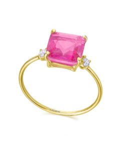 LECARRE ANILLO ORO Y CUARZO ROSA GA185OA 17