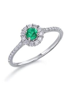 LECARRE GA135ES 17 SORTIJA ROSETA ESMERALDA 