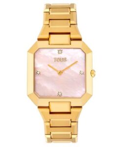 TOUS DORADO ESFERA NACAR ROSA 3000144900