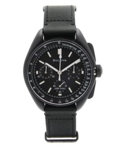 BULOVA 98A186 LUNAR PILOT SS BLACK