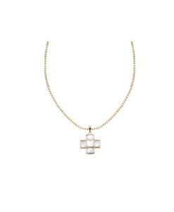 DURAN 00511540 COLGANTE GRECIA CRUZ MADREPERLA DOR