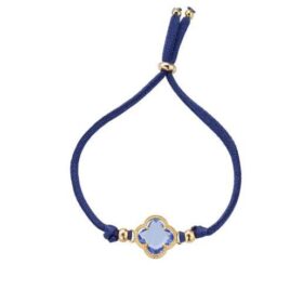 DURAN 00513219 PULSERA PANTONE TREBOL 4 HOJAS AZUL