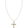 DURAN 00513778 COLGANTE PRETTY CRUZ DE COLORES DOR