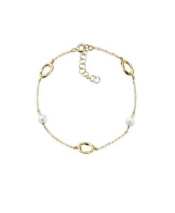DURAN 00513908 PULSERA PERLA Y ESLABONES IRREGULAR