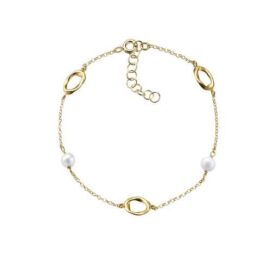 DURAN 00513908 PULSERA PERLA Y ESLABONES IRREGULAR