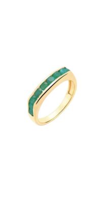 DURAN 00514013 ANILLO BEAUTIFUL ESMERALDA DORADO 