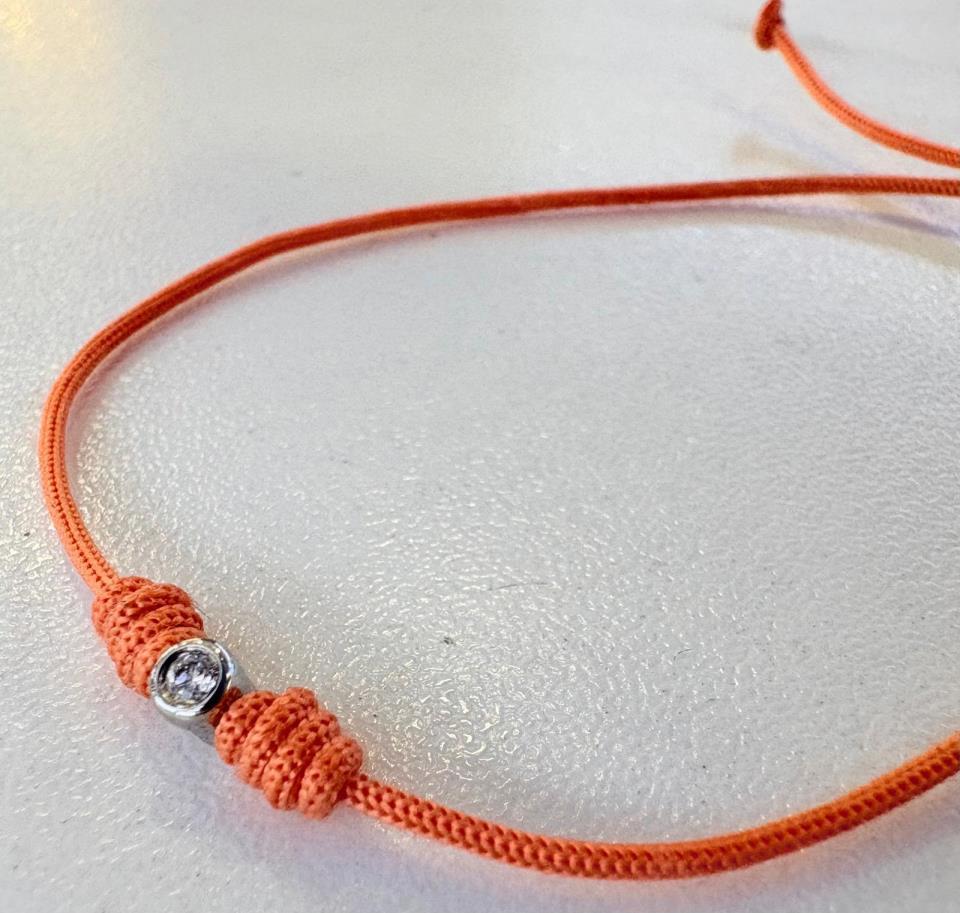 BERNAT RUBI 6G85G PULSERA BRILLANTE SALMON