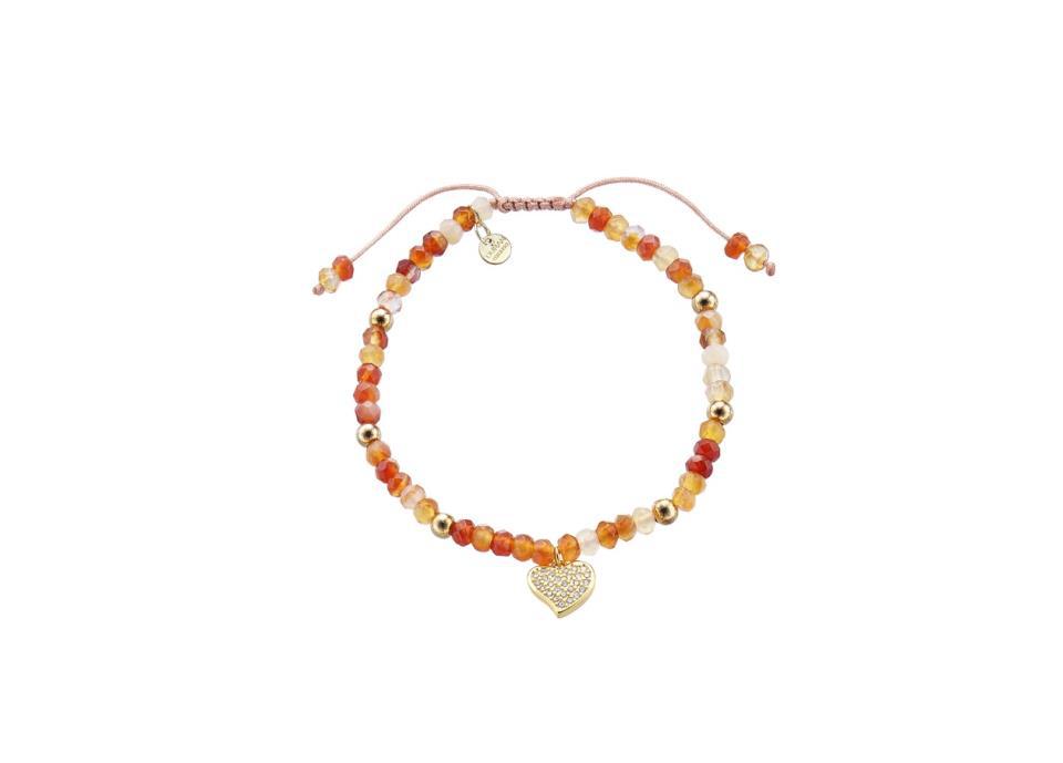 DURAN 00513482 PULSERA PANTONE CORNALINA CORAZON